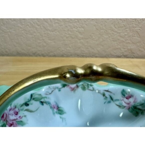 Noritake Nippon Candy Trinket Dish Hand Painted Fine Porcelain Antique Japan 6" - Picture 8 of 14